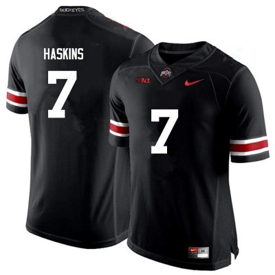 NCAA Ohio State Buckeyes Men's #7 Dwayne Haskins Black Nike Football College Jersey IBD1845MK